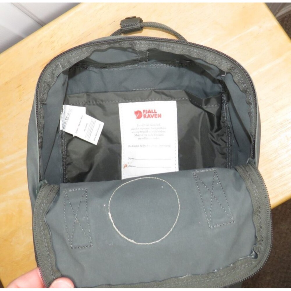 Fjallraven Kanken Mini Backpack in 'Super Grey' RN132546 - 23561 - Picture 6 of 8